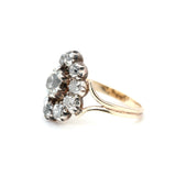 Georgian Diamond Cluster Ring-Charlotte Sayers Antique Jewellery