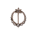 Georgian Diamond Crescent and Star Brooch-Charlotte Sayers Antique Jewellery