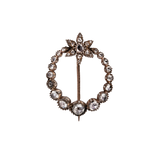 Georgian Diamond Crescent and Star Brooch-Charlotte Sayers Antique Jewellery