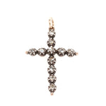 Georgian Diamond Cross-Charlotte Sayers Antique Jewellery