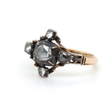 Georgian Diamond Cruciform Ring-Charlotte Sayers Antique Jewellery