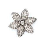 Georgian Diamond Flower Brooch-Charlotte Sayers Antique Jewellery