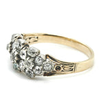 Georgian Diamond Flower Ring-Charlotte Sayers Antique Jewellery