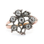 Georgian Diamond Giardinetti Ring-Charlotte Sayers Antique Jewellery