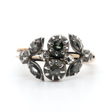 Georgian Diamond Gimmel Ring-Charlotte Sayers Antique Jewellery