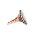 Georgian Diamond Hair Ring-Charlotte Sayers Antique Jewellery