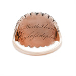Georgian Diamond Hair Ring-Charlotte Sayers Antique Jewellery