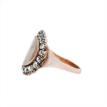Georgian Diamond Hair Ring-Charlotte Sayers Antique Jewellery