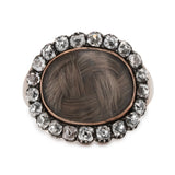 Georgian Diamond Hair Ring-Charlotte Sayers Antique Jewellery