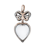 Georgian Diamond Heart Pendant-Charlotte Sayers Antique Jewellery