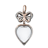 Georgian Diamond Heart Pendant-Charlotte Sayers Antique Jewellery