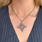 Georgian Diamond Maltese Cross-Charlotte Sayers Antique Jewellery