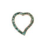 Georgian Emerald Witches Heart-Charlotte Sayers Antique Jewellery