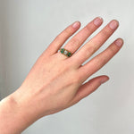 Georgian Emerald and Diamond Ring-Charlotte Sayers Antique Jewellery