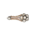 Georgian Era Halley's Comet Diamond Brooch-Charlotte Sayers Antique Jewellery