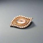 Georgian Eye Miniature Brooch-Charlotte Sayers Antique Jewellery