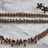 Georgian Fine Gold Garnet Suite-Charlotte Sayers Antique Jewellery