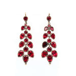 Georgian Garnet Earrings-Charlotte Sayers Antique Jewellery