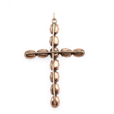 Georgian Garnet Gold Cross-Charlotte Sayers Antique Jewellery