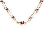 Georgian Garnet Necklace-Charlotte Sayers Antique Jewellery