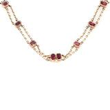 Georgian Garnet Necklace-Charlotte Sayers Antique Jewellery