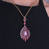 Georgian Garnet Pendant-Charlotte Sayers Antique Jewellery