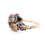 Georgian Giardinetti Ring-Charlotte Sayers Antique Jewellery