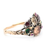 Georgian Giardinetti Ring-Charlotte Sayers Antique Jewellery