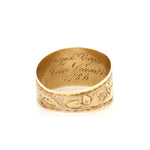 Georgian Gold Cigar Band Ring-Charlotte Sayers Antique Jewellery