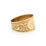 Georgian Gold Cigar Band Ring-Charlotte Sayers Antique Jewellery