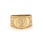 Georgian Gold Cigar Band Ring-Charlotte Sayers Antique Jewellery