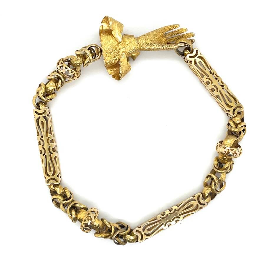 Georgian Hand Bracelet-Charlotte Sayers Antique Jewellery