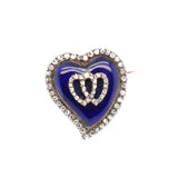 Georgian Heart Brooch-Charlotte Sayers Antique Jewellery