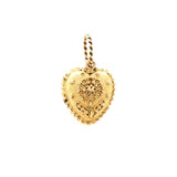 Georgian Heart Regard Pendant-Charlotte Sayers Antique Jewellery