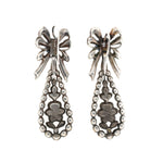 Georgian Iberian Chrysolite Earrings-Charlotte Sayers Antique Jewellery