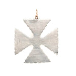 Georgian Maltese Cross Pendant-Charlotte Sayers Antique Jewellery