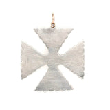 Georgian Maltese Cross Pendant-Charlotte Sayers Antique Jewellery