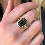 Georgian Memorial Swivel Ring-Charlotte Sayers Antique Jewellery