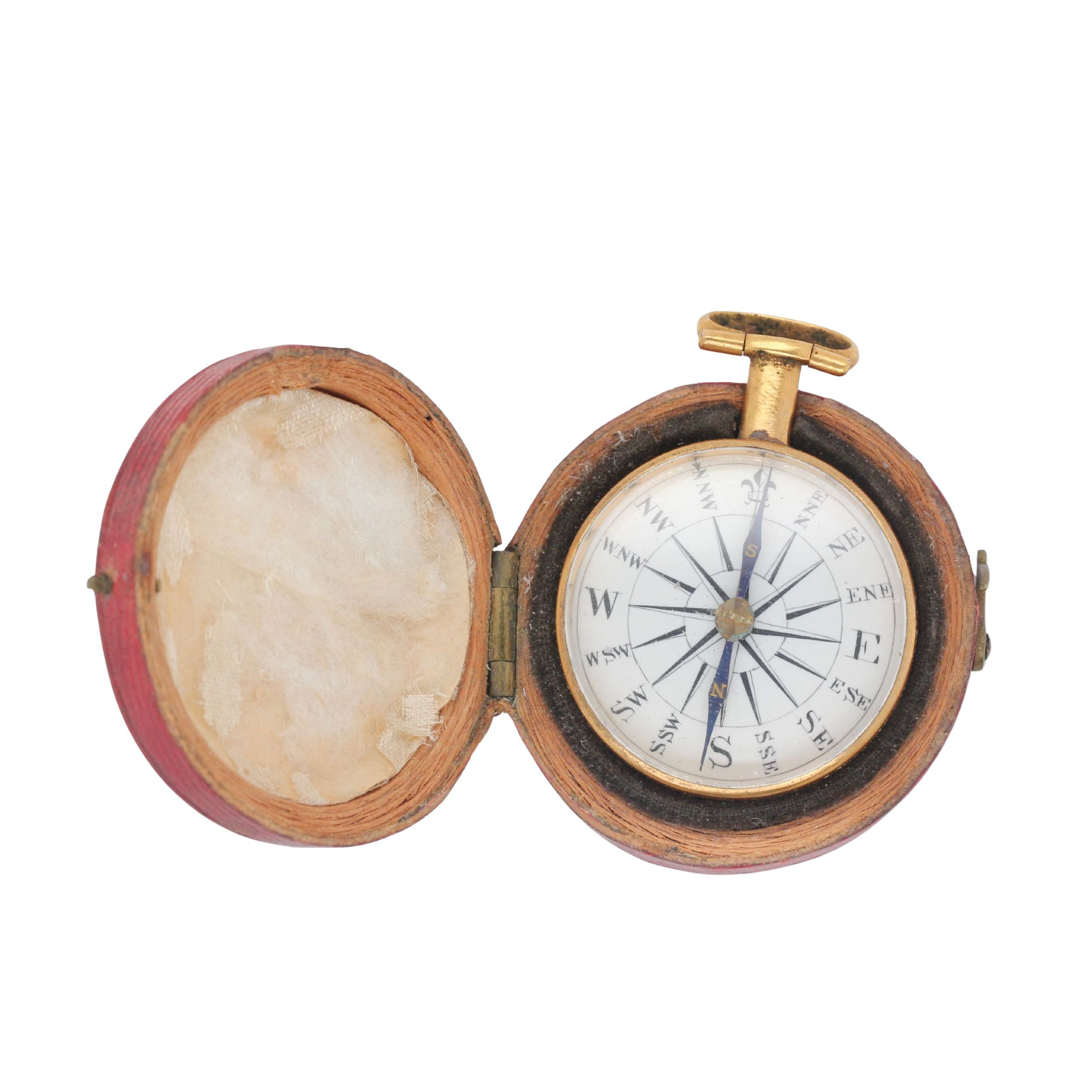 Georgian Metal Compass-Charlotte Sayers Antique Jewellery