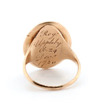 Georgian Miniature Mourning Ring-Charlotte Sayers Antique Jewellery