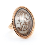 Georgian Miniature Mourning Ring-Charlotte Sayers Antique Jewellery