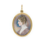 Georgian Miniature Pendant-Charlotte Sayers Antique Jewellery