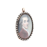 Georgian Miniature Pendant-Charlotte Sayers Antique Jewellery