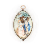 Georgian Miniature Pendant-Charlotte Sayers Antique Jewellery