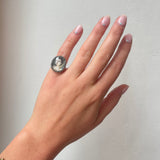 Georgian Miniature Portrait Ring-Charlotte Sayers Antique Jewellery