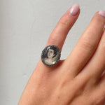 Georgian Miniature Portrait Ring-Charlotte Sayers Antique Jewellery