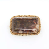 Georgian Moss Agate Brooch-Charlotte Sayers Antique Jewellery