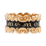 Georgian Mourning Band Ring-Charlotte Sayers Antique Jewellery