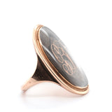 Georgian Mourning Ring-Charlotte Sayers Antique Jewellery