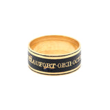 Georgian Mourning Ring-Charlotte Sayers Antique Jewellery